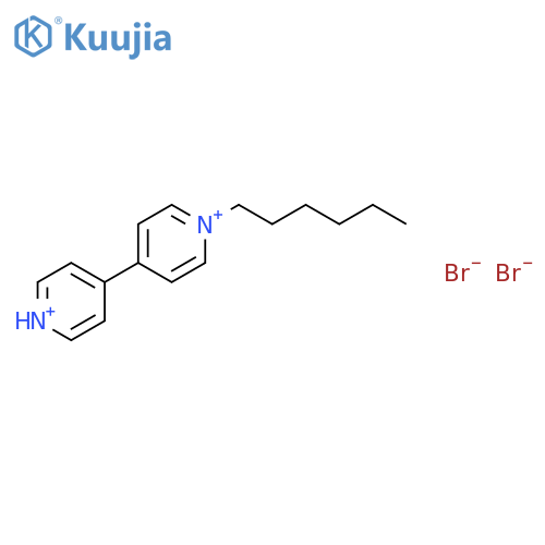 4,4'-Bipyridinium, 1-hexyl-, bromide structure