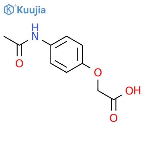 4-(acetylamino)phenoxyacetic Acid structure