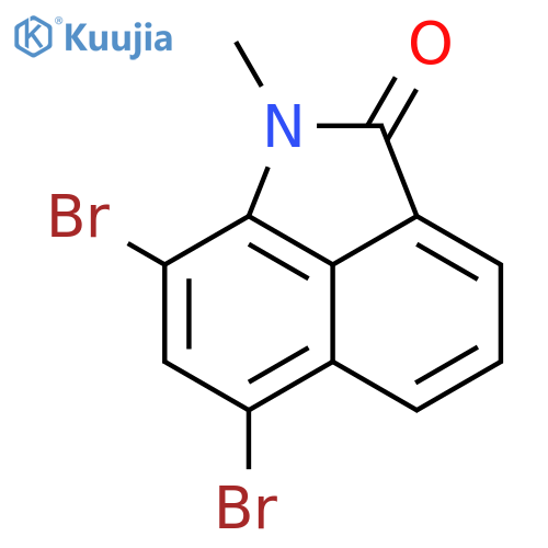 9,11-dibromo-2-methyl-2-azatricyclo6.3.1.0^{4,12}dodeca-1(11),4,6,8(12),9-pentaen-3-one structure