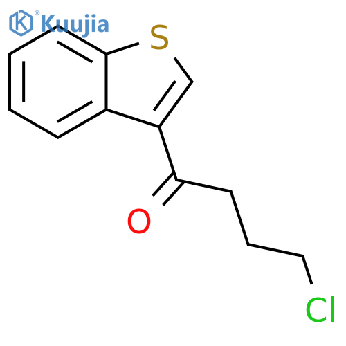 1-Butanone, 1-benzo[b]thien-3-yl-4-chloro- structure