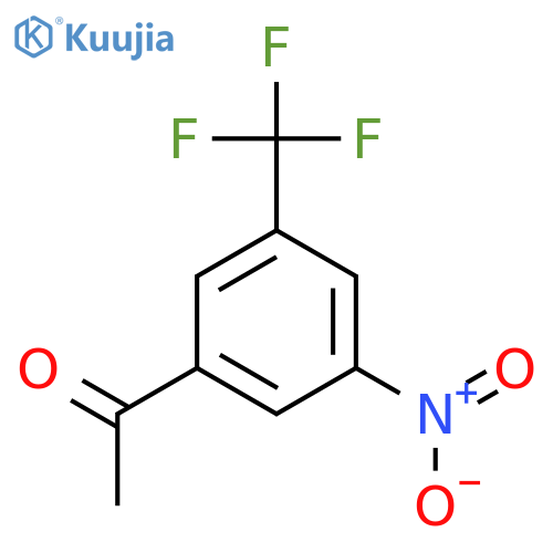 1-[3-nitro-5-(trifluoromethyl)phenyl]ethanone structure