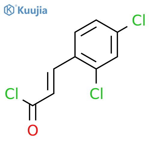 (2E)-3-(2,4-Dichlorophenyl)acryloyl Chloride structure