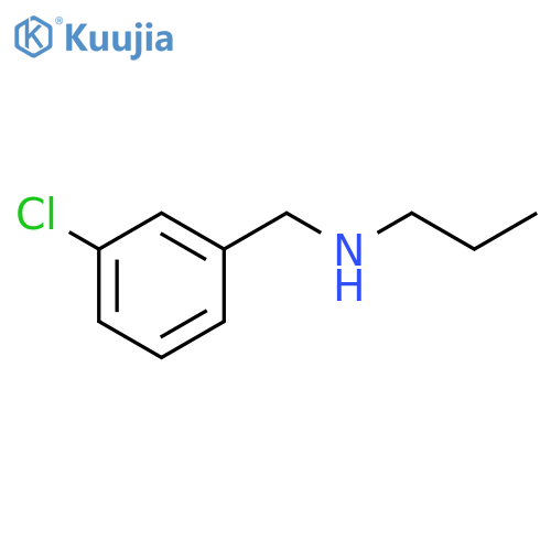 (m-Chlorobenzyl)propylamine structure