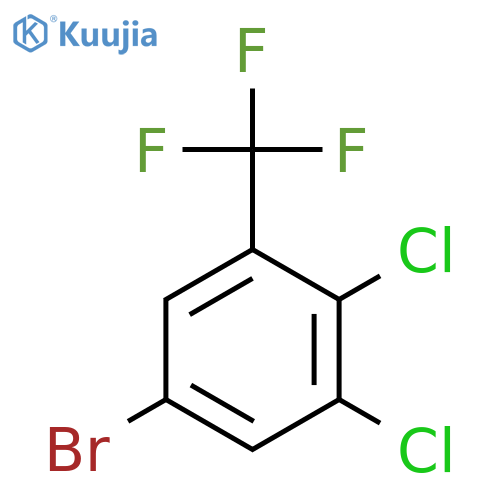 5-bromo-1,2-dichloro-3-(trifluoromethyl)benzene structure