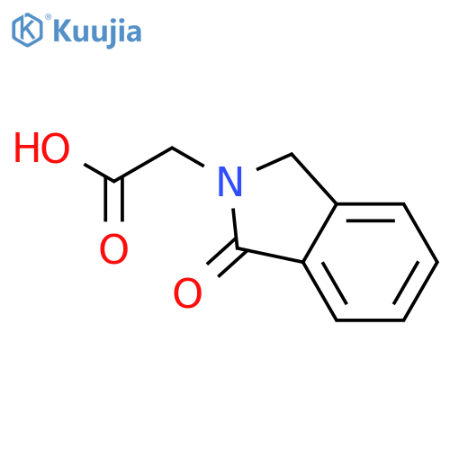 2-(1-oxo-2,3-dihydro-1H-isoindol-2-yl)acetic acid structure