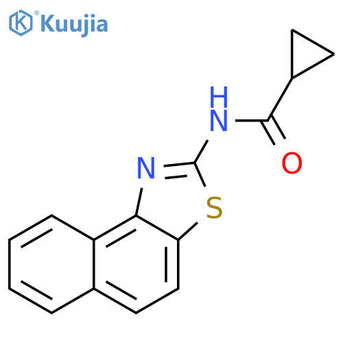 N-{naphtho1,2-d1,3thiazol-2-yl}cyclopropanecarboxamide structure