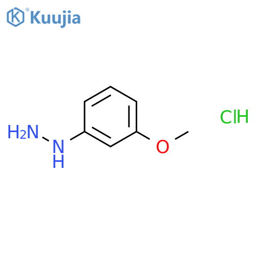 (3-Methoxyphenyl)hydrazine hydrochloride structure