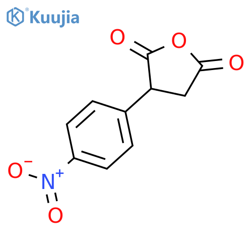 3-(4-nitrophenyl)oxolane-2,5-dione structure