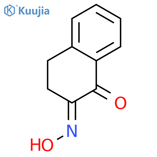 (2E)-2-hydroxyimino-3,4-dihydronaphthalen-1-one structure