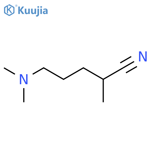 Pentanenitrile,5-(dimethylamino)-2-methyl- structure
