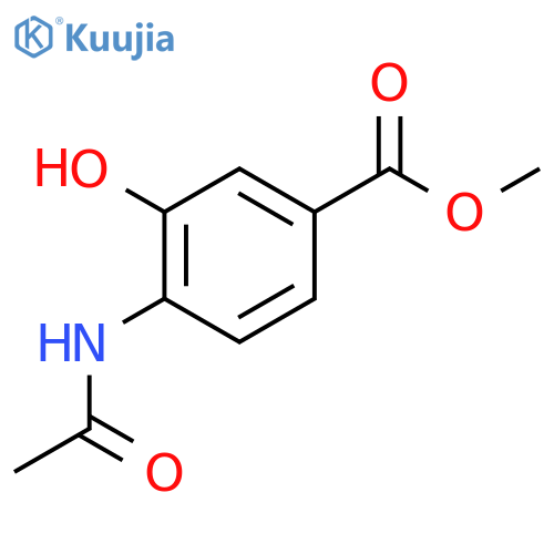 methyl 4-(acetylamino)-3-hydroxybenzoate structure