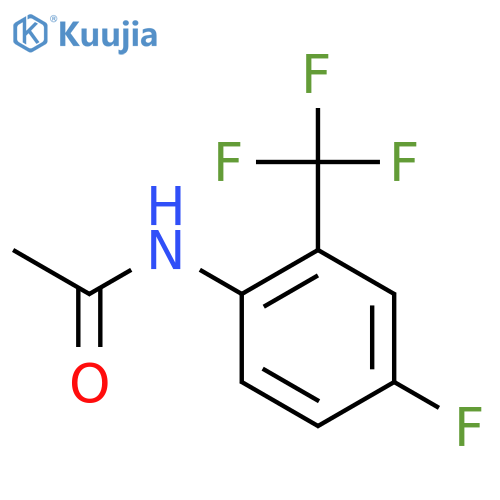 N-[4-Fluoro-2-(trifluoromethyl)phenyl]acetamide structure
