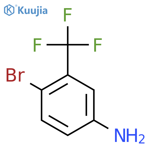 4-Bromo-3-(trifluoromethyl)aniline structure