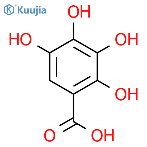 Benzoic acid,2,3,4,5-tetrahydroxy- structure