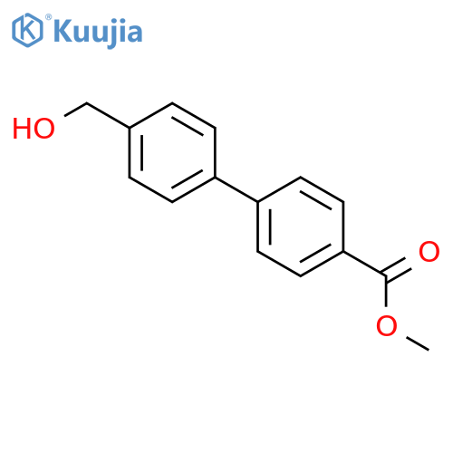 Methyl 4'-(hydroxymethyl)-[1,1'-biphenyl]-4-carboxylate structure