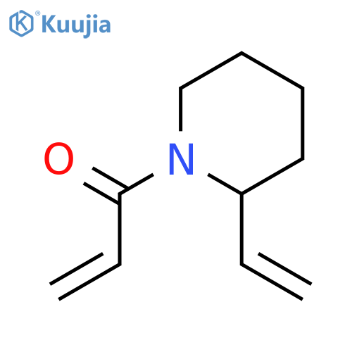 Piperidine, 2-ethenyl-1-(1-oxo-2-propenyl)-, (2S)- structure
