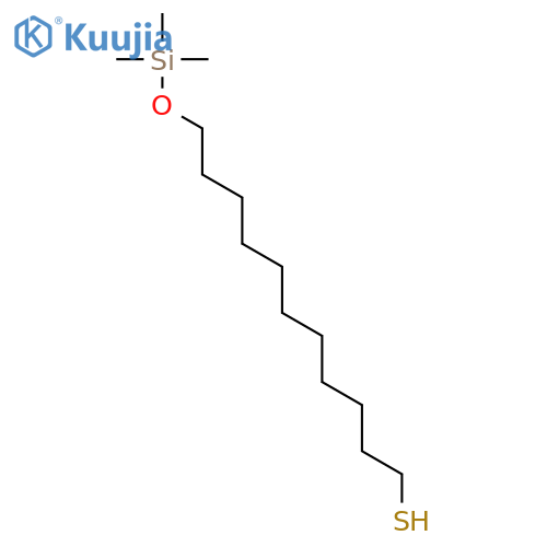 11-trimethylsilyloxyundecane-1-thiol structure