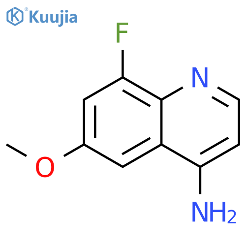 4-Quinolinamine, 8-fluoro-6-methoxy- structure