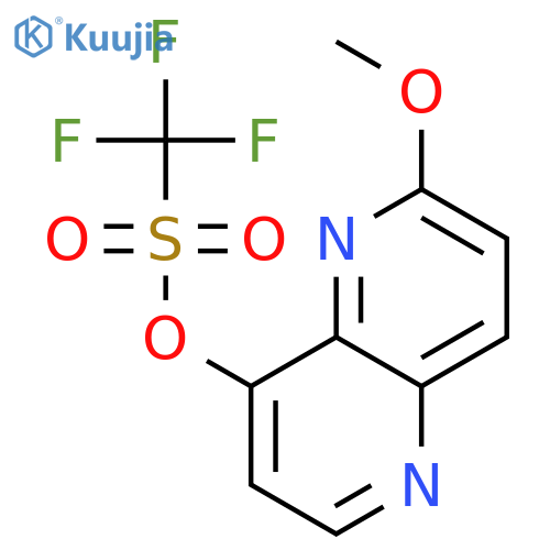 6-Methoxy-1,5-Naphthyridin-4-Yl Trifluoromethanesulfonate structure