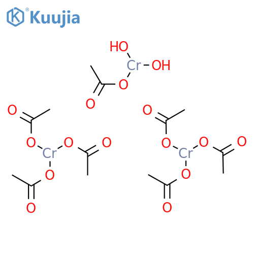 Chromium(III) acetate hydroxide structure