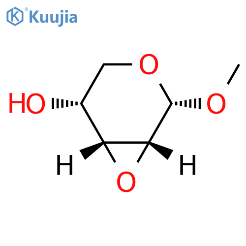 α-D-Ribopyranoside, methyl 2,3-anhydro- structure