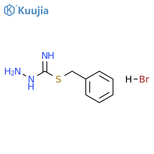 Hydrazinecarboximidothioic acid, phenylmethyl ester, hydrobromide (1:1) structure