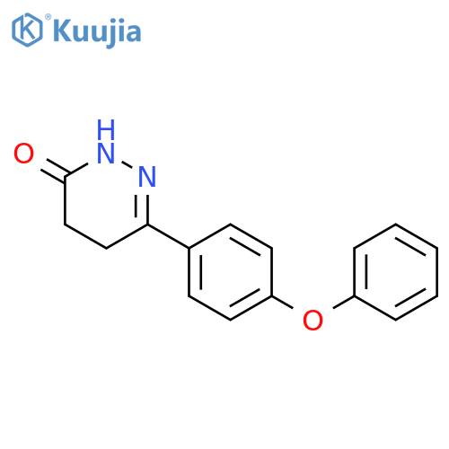 6-(4-phenoxyphenyl)-2,3,4,5-tetrahydropyridazin-3-one structure