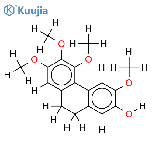 2,3,4,6-Tetra-Me ether-9,10-Dihydro-2,3,4,6,7-phenanthrenepentol structure