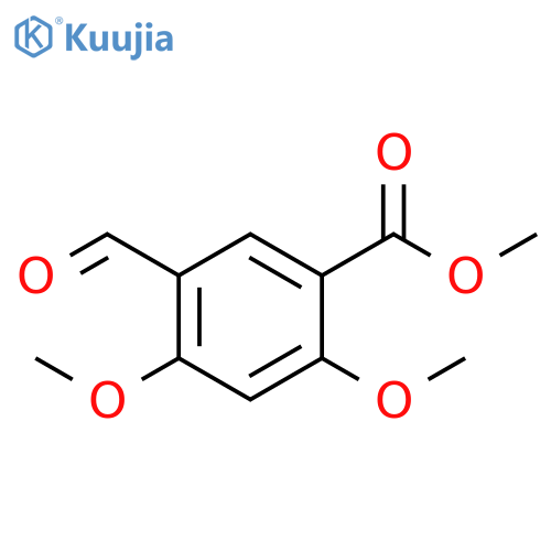 Benzoic acid, 5-formyl-2,4-dimethoxy-, methyl ester structure