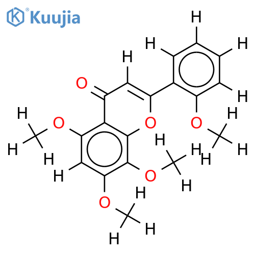 Tetra-Me ether-2',5,7,8-Tetrahydroxyflavone structure