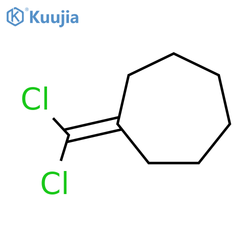 CYCLOHEPTANE, (DICHLOROMETHYLENE)- structure