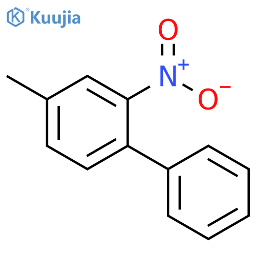 2-Nitro-4-methylbiphenyl structure