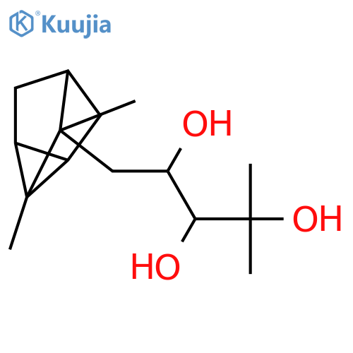 α-Santal-11-ene-9,10-diol; 11,12-Dihydro, 11-hydroxy structure