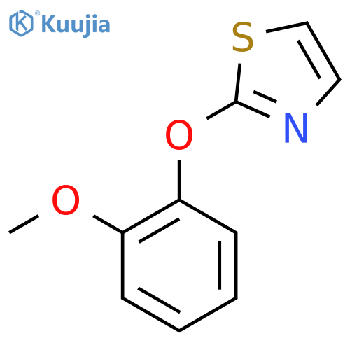 Thiazole,2-(2-methoxyphenoxy)- structure