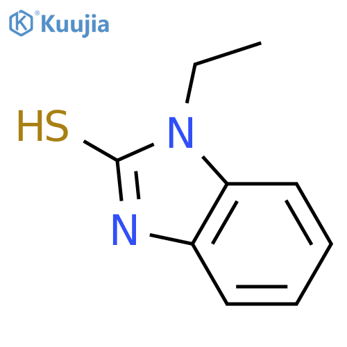 1-ethyl-1H-1,3-benzodiazole-2-thiol structure