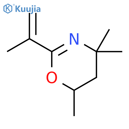 4,4,6-trimethyl-2-(prop-1-en-2-yl)-5,6-dihydro-4H-1,3-oxazine structure