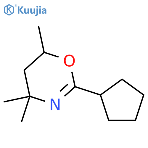 4H-1,3-Oxazine,2-cyclopentyl-5,6-dihydro-4,4,6-trimethyl- structure