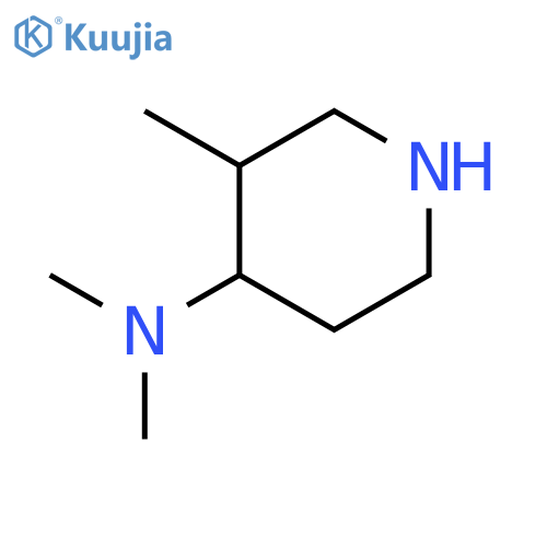 N,N,3-trimethylpiperidin-4-amine structure