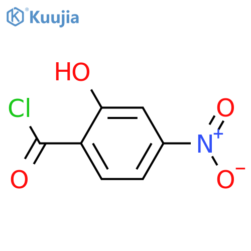 Benzoyl chloride, 2-hydroxy-4-nitro- (9CI) structure