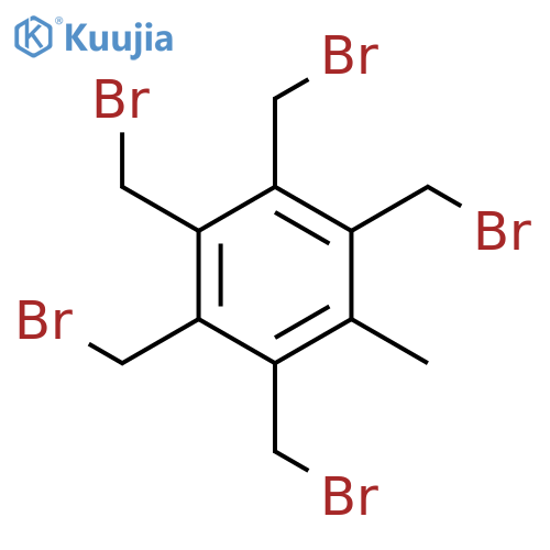 Benzene, pentakis(bromomethyl)methyl- structure