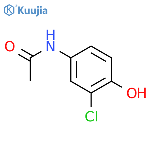 4-Acetylamino-2-chlorophenol structure