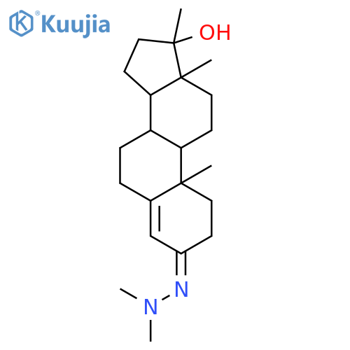 Androst-4-en-3-one, 17b-hydroxy-17-methyl-,dimethylhydrazone (7CI,8CI) structure