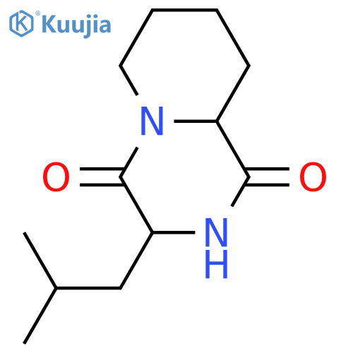 Cyclo(leucylpipecolinyl); (3S,9aR)-form structure