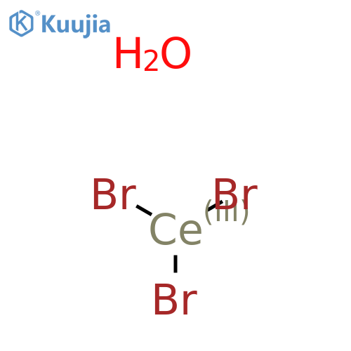 Cerium(III) bromide hydrate structure
