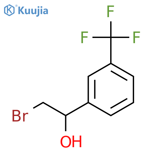 2-Bromo-1-[3-(trifluoromethyl)phenyl]ethanol structure