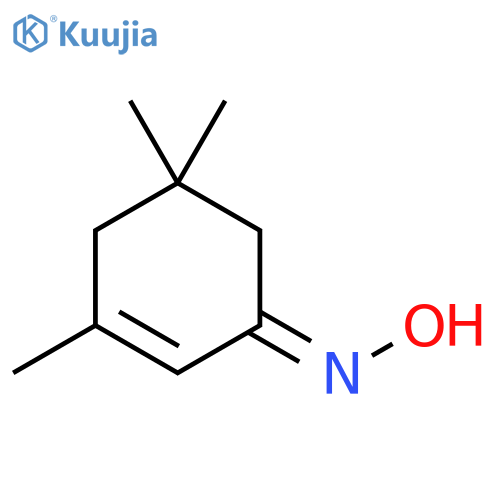 2-Cyclohexen-1-one, 3,5,5-trimethyl-, oxime, (E)- structure
