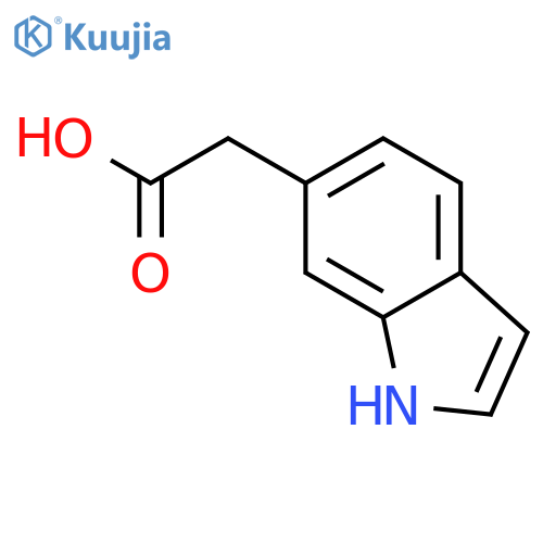 2-(1H-Indol-6-yl)acetic acid structure
