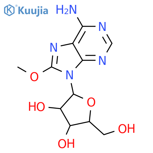 Adenosine, 8-methoxy- structure