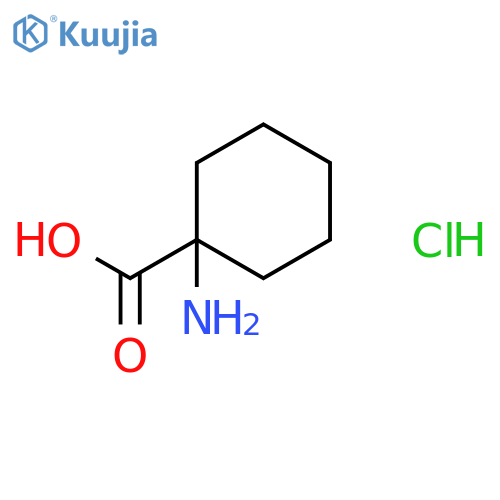 1-Amino-1-cyclohexanecarboxylic acid hydrochloride structure