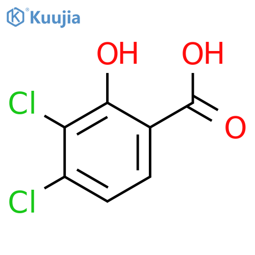 Benzoic acid, dichloro-2-hydroxy- structure
